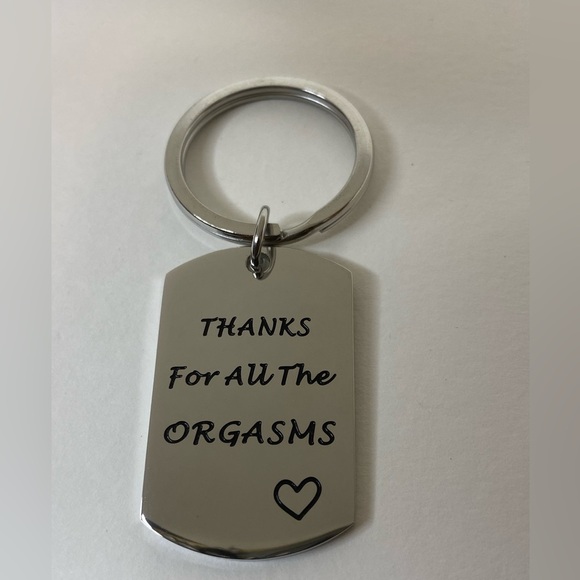 Thanks for au the ……. Keychain stainless steel - Picture 2 of 3